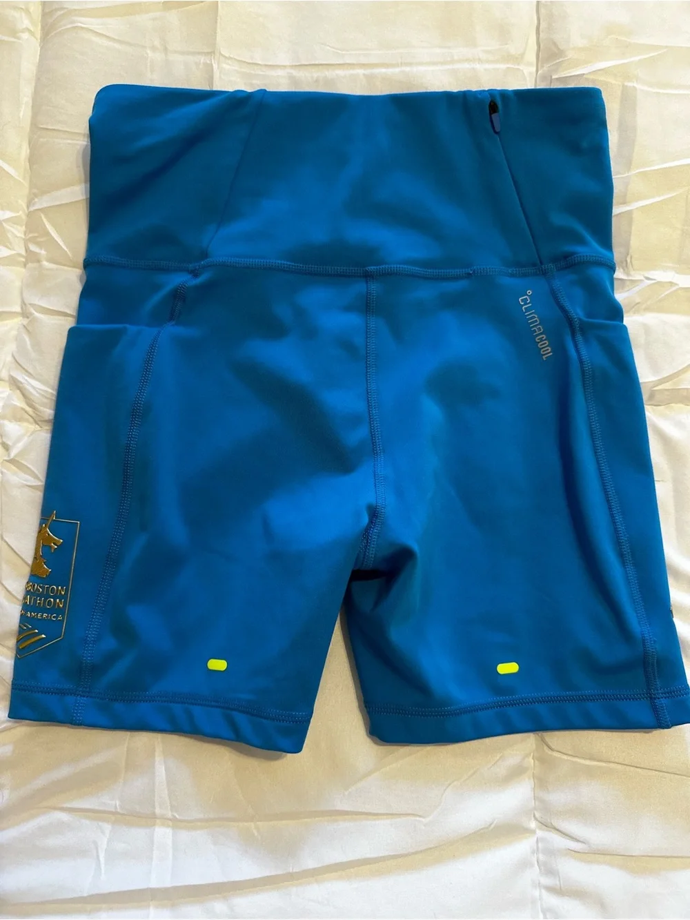 Adidas Boston Marathon 2026 Women’s High-Waist Blue Shorts